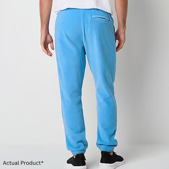 Xersion Big & Tall Fleece Set Williamsburg Blue 2XL Pullover + Sweatpants Set - Picture 6 of 11